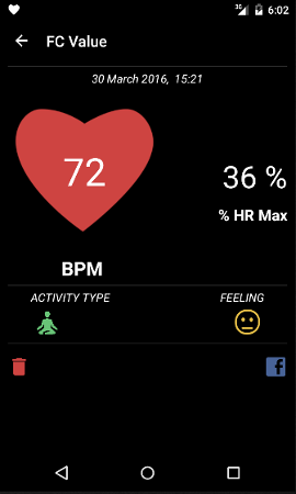 See Heart Rate value with Healthy Heart Rate